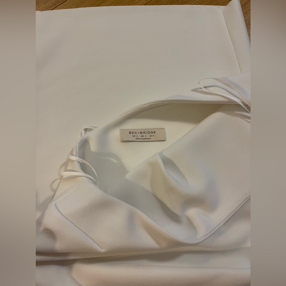 Bec bridge asymmetric tuck in dress in size 2 - Picture 3 of 4